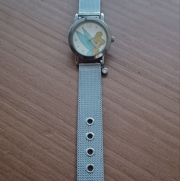 Vintage Rare Disney Tinker Bell Watch with Mesh Band - Picture 2 of 2